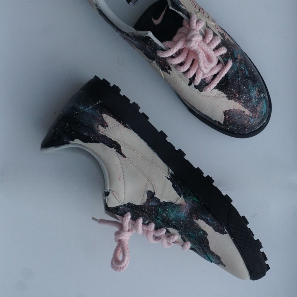 Nike Cosmic Sneakers with Pink Accents